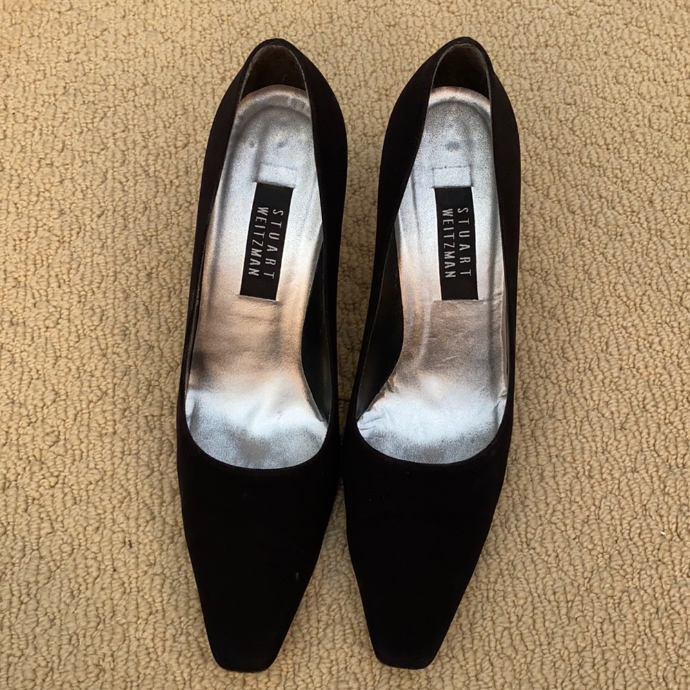 Stuart Weitzman Black fabric High Heels